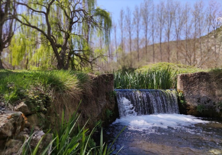 Salto de agua de La Teja